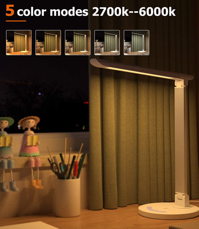 lámpara led para escritorio para el cuidado de la vista